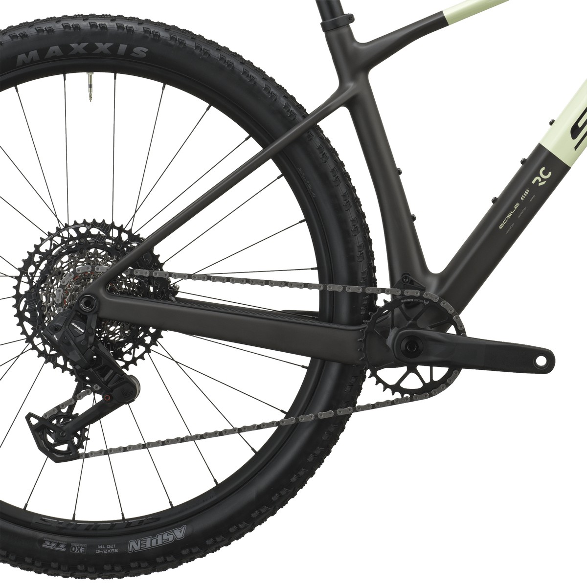 Gorsko kolo SCOTT Scale RC Team green/carbon black 2027 Gorsko kolo SCOTT Scale RC Team green/carbon black 2027