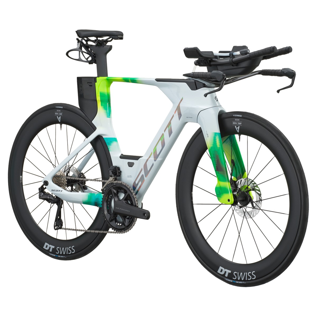 Triatlonsko kolo SCOTT Plasma RC Pro white/viper green 2027