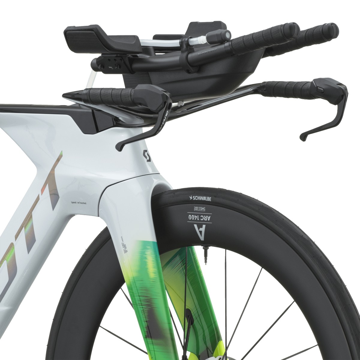Triatlonsko kolo SCOTT Plasma RC Pro white/viper green 2027