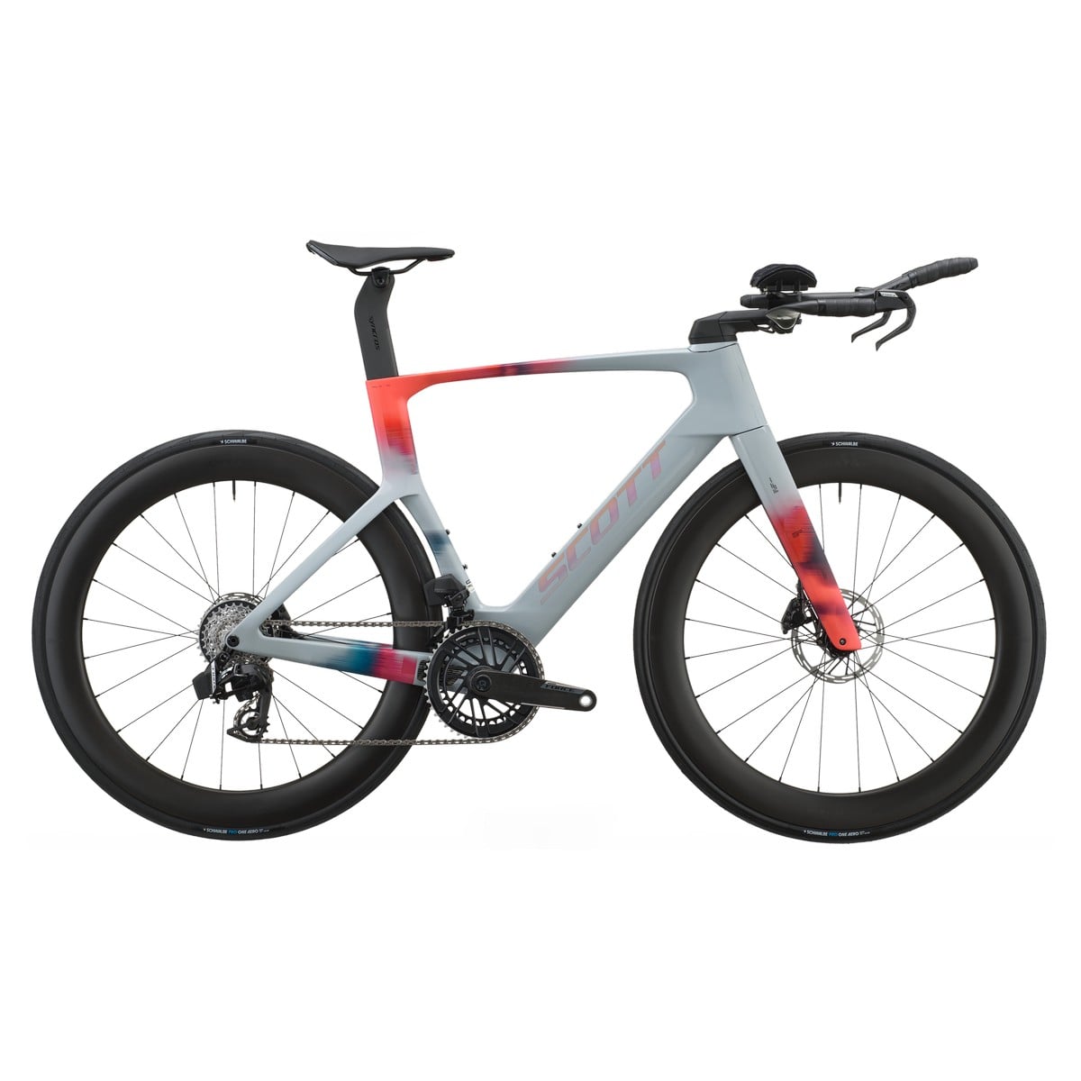 Cestno kolo SCOTT Foil RC TRI grey/gloaming orange 2027 Cestno kolo SCOTT Foil RC TRI grey/gloaming orange 2027