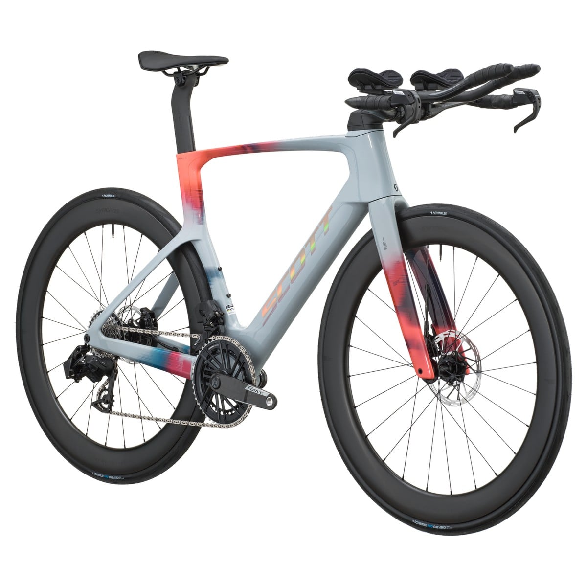 Cestno kolo SCOTT Foil RC TRI grey/gloaming orange 2027 Cestno kolo SCOTT Foil RC TRI grey/gloaming orange 2027