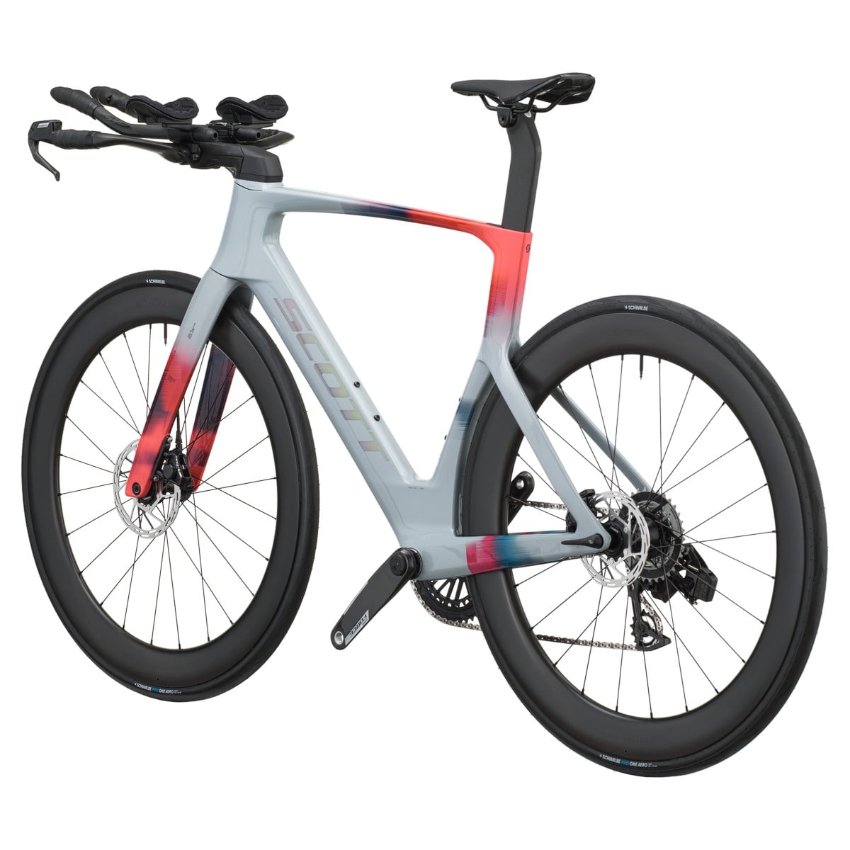 Cestno kolo SCOTT Foil RC TRI grey/gloaming orange 2027 Cestno kolo SCOTT Foil RC TRI grey/gloaming orange 2027