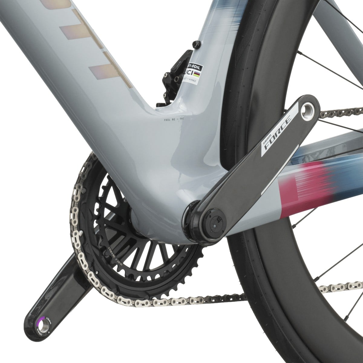 Cestno kolo SCOTT Foil RC TRI grey/gloaming orange 2027 Cestno kolo SCOTT Foil RC TRI grey/gloaming orange 2027