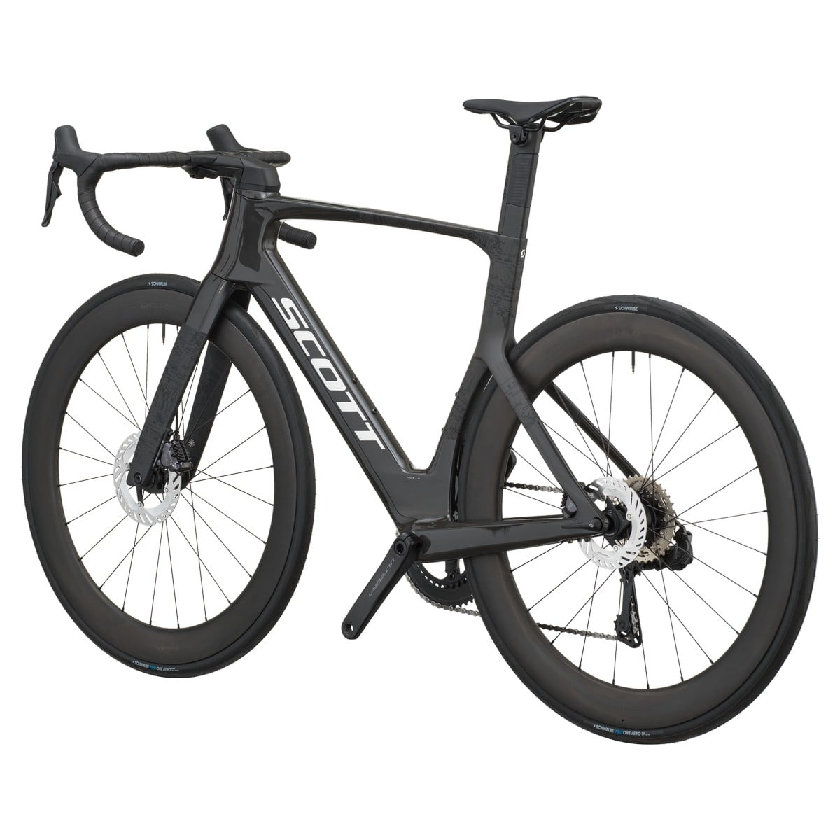 Cestno kolo SCOTT Foil RC 10 carbon black 2027 Cestno kolo SCOTT Foil RC 10 carbon black 2027