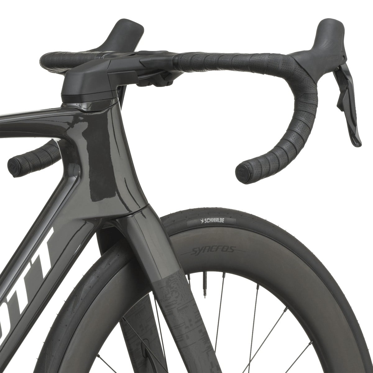Cestno kolo SCOTT Foil RC 10 carbon black 2027 Cestno kolo SCOTT Foil RC 10 carbon black 2027