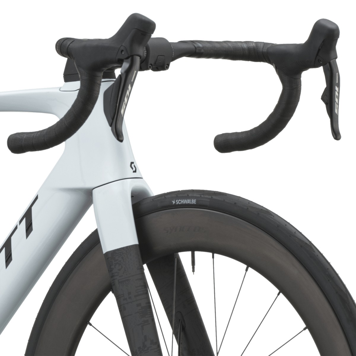 Cestno kolo SCOTT Foil RC 20 white/carbon black 2027 Cestno kolo SCOTT Foil RC 20 white/carbon black 2027