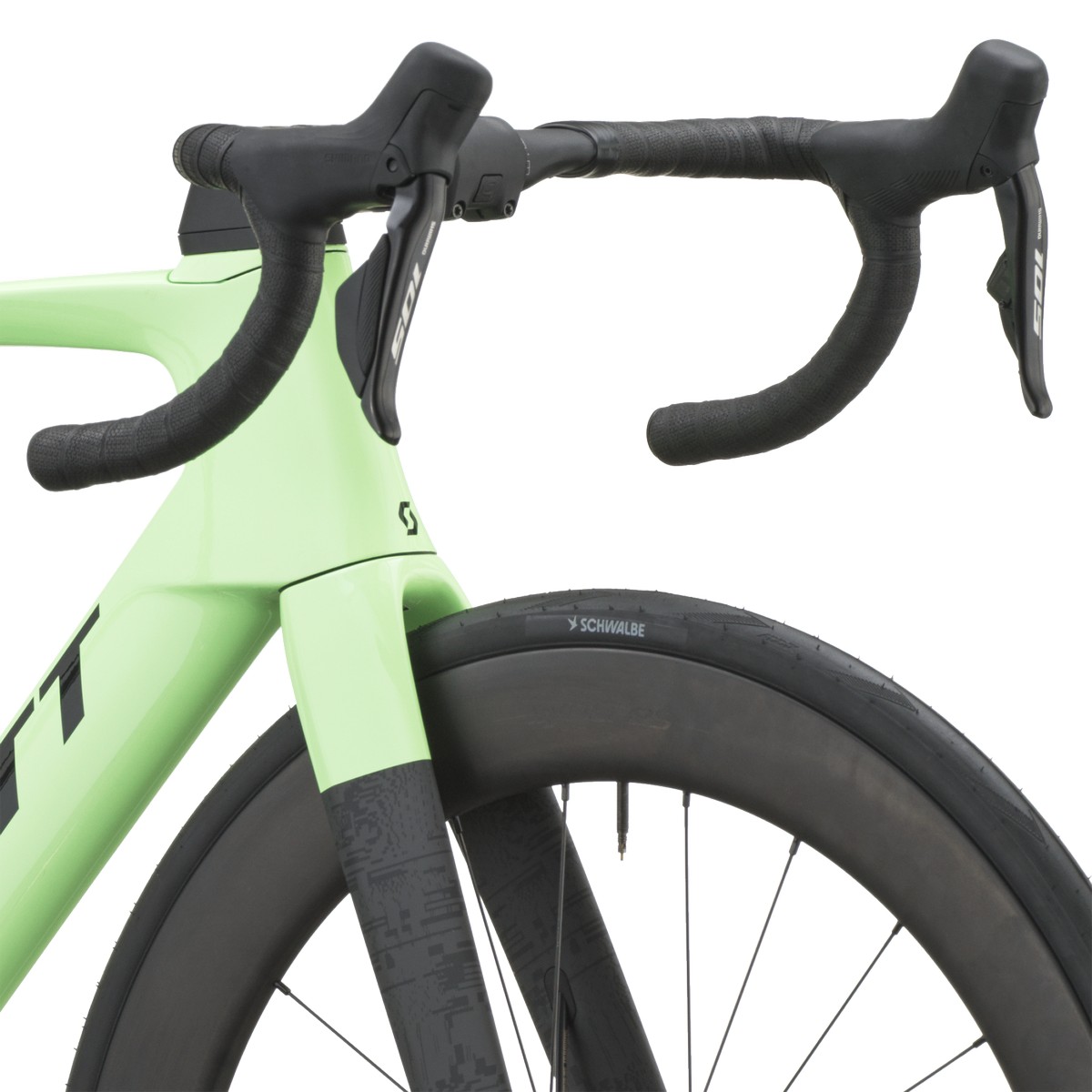 Cestno kolo SCOTT Foil RC 20 green/carbon black 2027 Cestno kolo SCOTT Foil RC 20 green/carbon black 2027