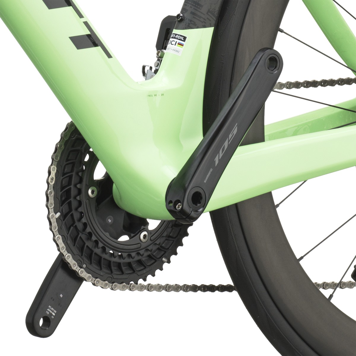Cestno kolo SCOTT Foil RC 20 green/carbon black 2027 Cestno kolo SCOTT Foil RC 20 green/carbon black 2027