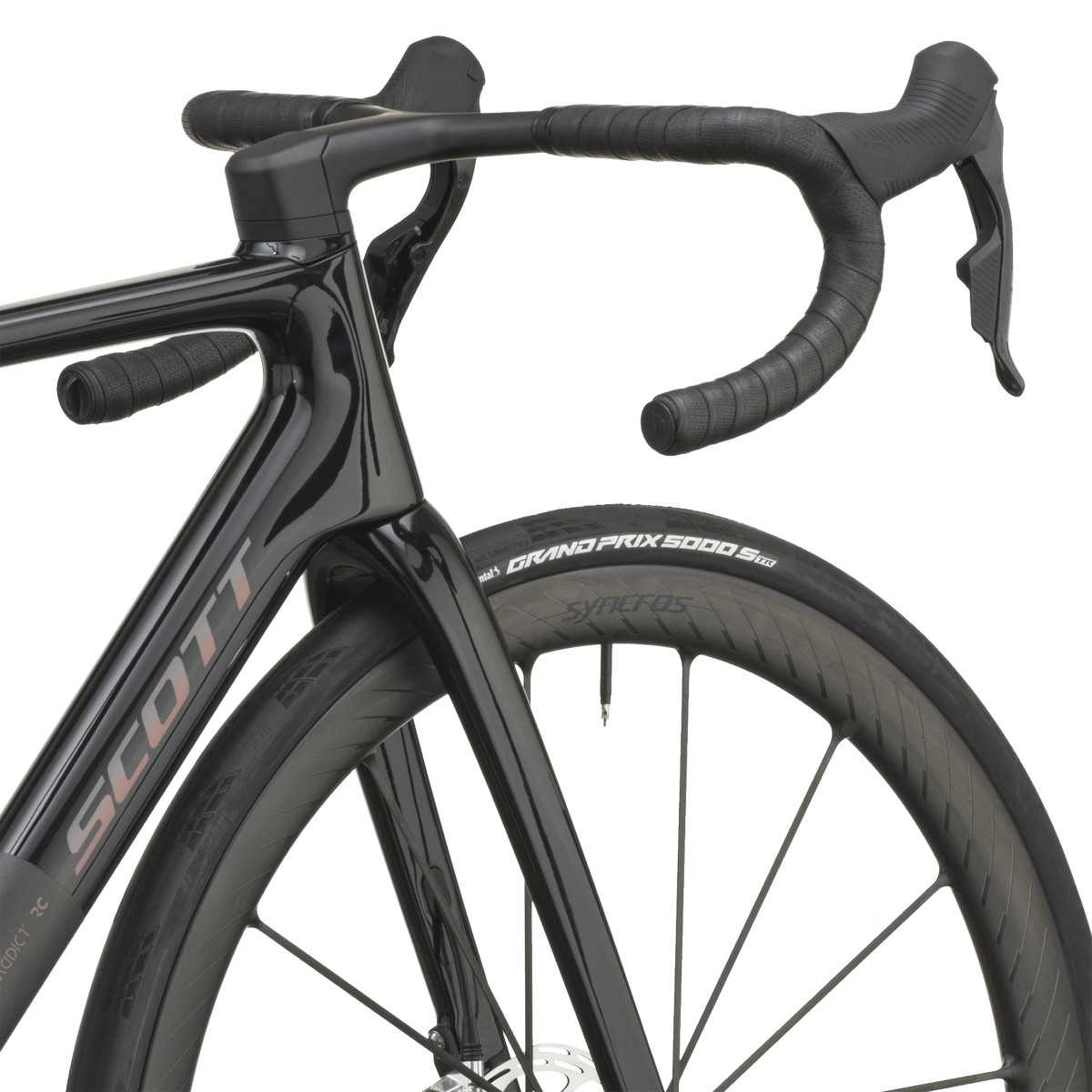 Cestno kolo SCOTT Addict RC Ultimate black/carbon black 2027 Cestno kolo SCOTT Addict RC Ultimate black/carbon black 2027