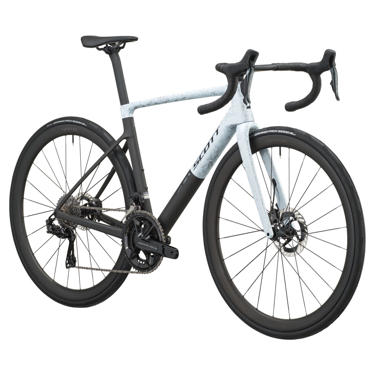 Cestno kolo SCOTT Addict RC Pro white/carbon black 2027 Cestno kolo SCOTT Addict RC Pro white/carbon black 2027