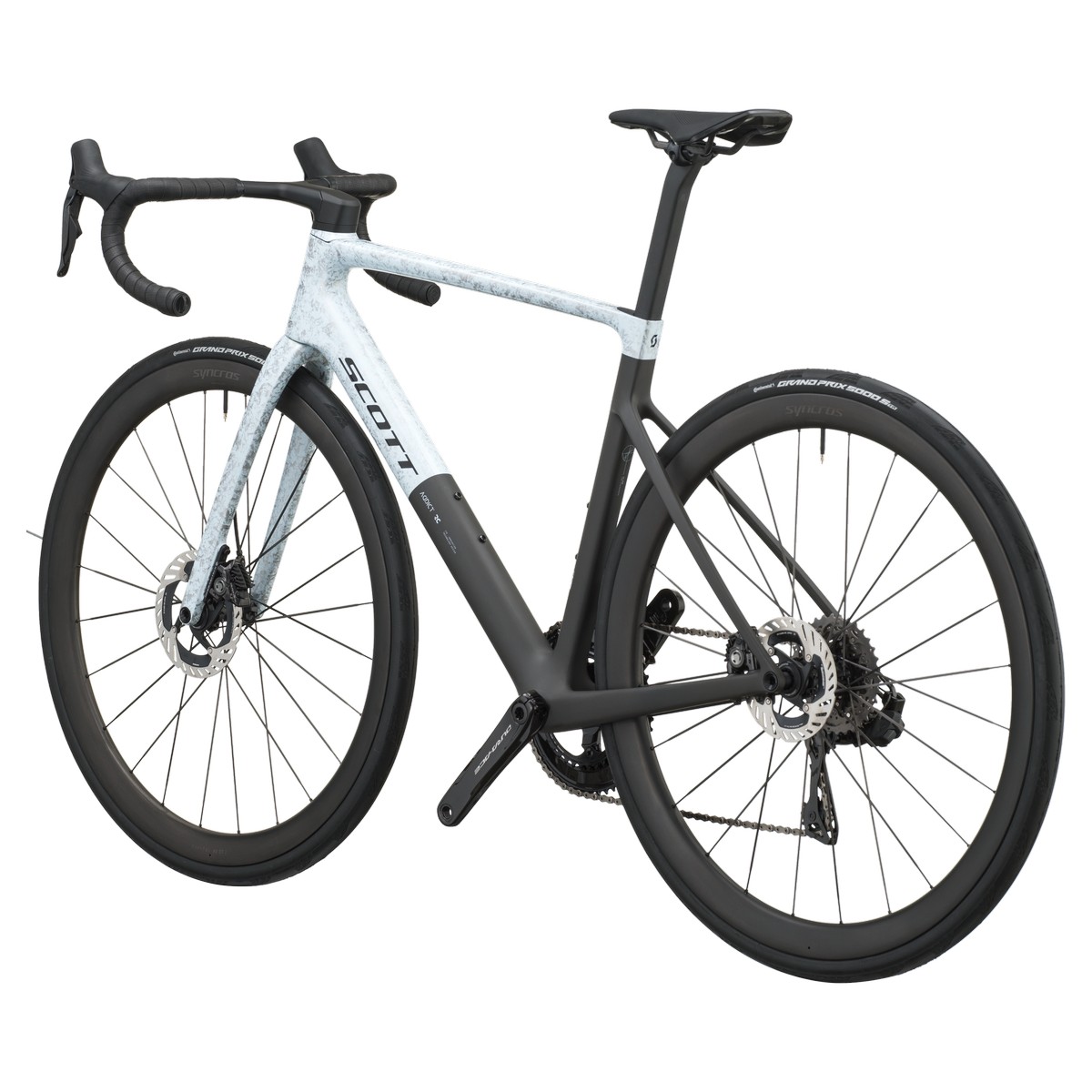 Cestno kolo SCOTT Addict RC Pro white/carbon black 2027 Cestno kolo SCOTT Addict RC Pro white/carbon black 2027