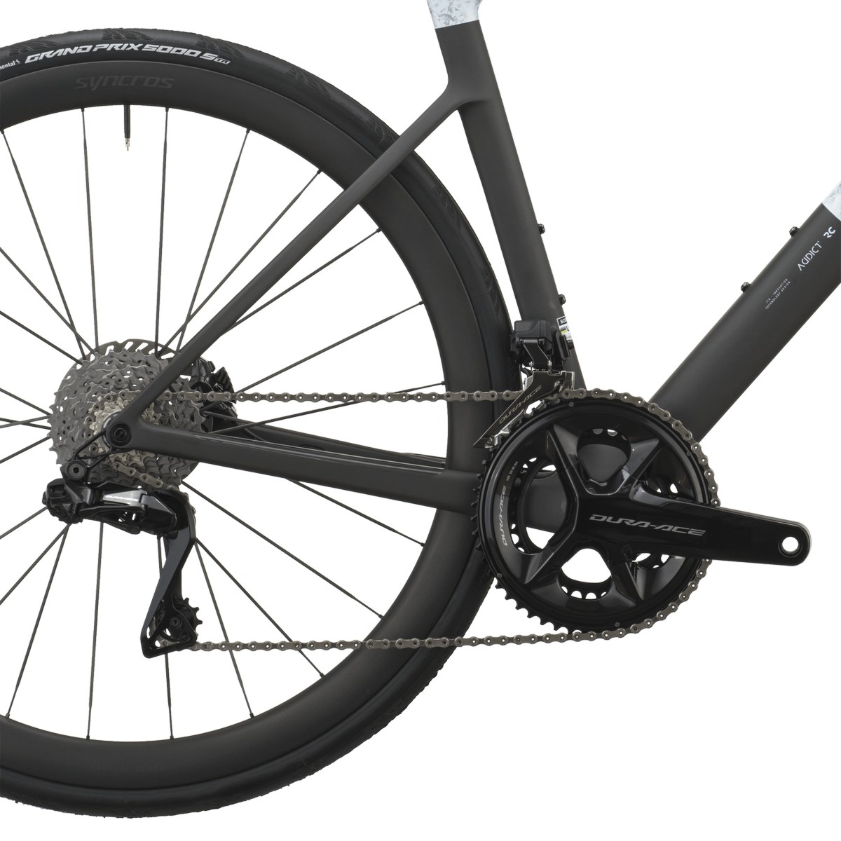Cestno kolo SCOTT Addict RC Pro white/carbon black 2027 Cestno kolo SCOTT Addict RC Pro white/carbon black 2027