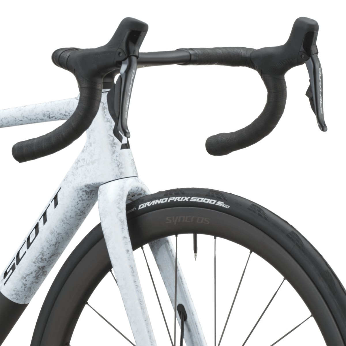 Cestno kolo SCOTT Addict RC Pro white/carbon black 2027 Cestno kolo SCOTT Addict RC Pro white/carbon black 2027
