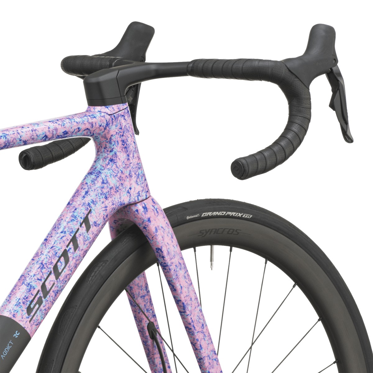 Cestno kolo SCOTT Addict RC 10 flourish blue/carbon black 2027 Cestno kolo SCOTT Addict RC 10 flourish blue/carbon black 2027