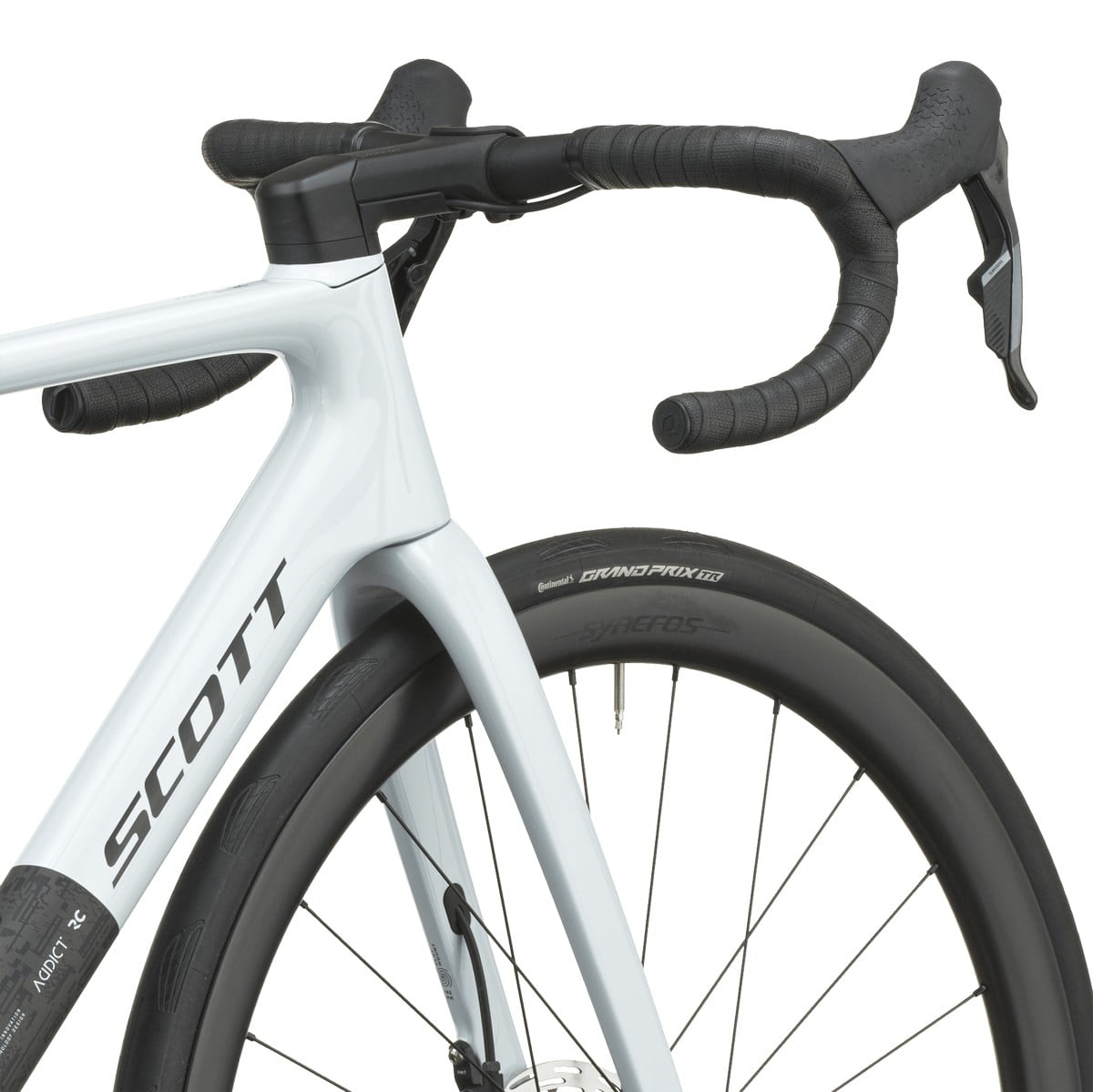 Cestno kolo SCOTT Addict RC 25 white/carbon black 2027 Cestno kolo SCOTT Addict RC 25 white/carbon black 2027