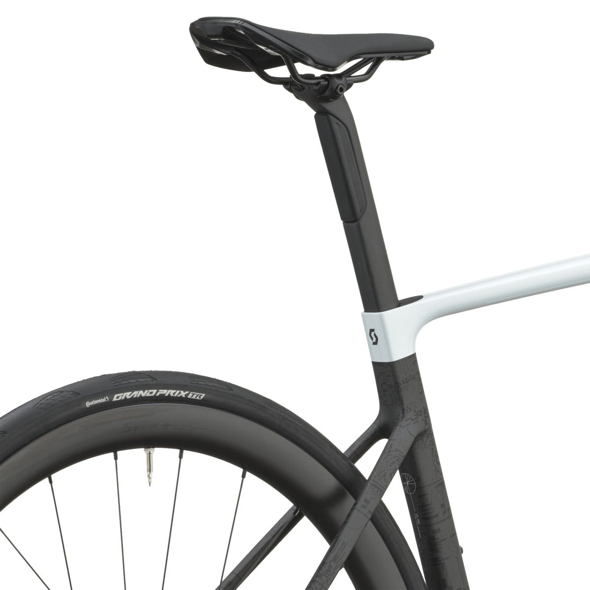 Cestno kolo SCOTT Addict RC 25 white/carbon black 2027 Cestno kolo SCOTT Addict RC 25 white/carbon black 2027