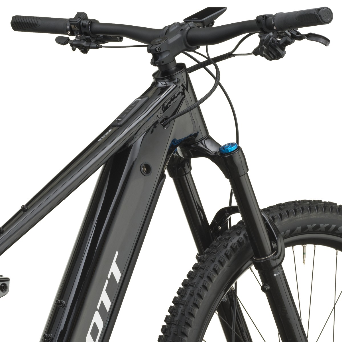 Električno gorsko kolo SCOTT Strike 10 black 2027 Električno gorsko kolo SCOTT Strike 10 black 2027