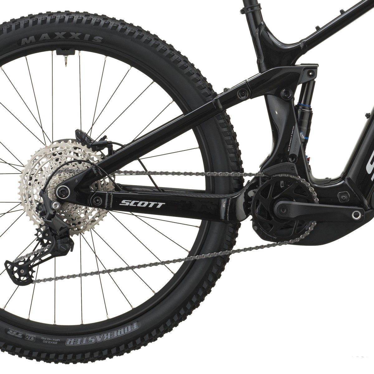 Električno gorsko kolo SCOTT Strike 30 black 2027 Električno gorsko kolo SCOTT Strike 30 black 2027