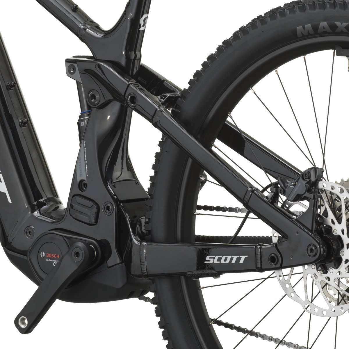 Električno gorsko kolo SCOTT Strike 30 black 2027 Električno gorsko kolo SCOTT Strike 30 black 2027