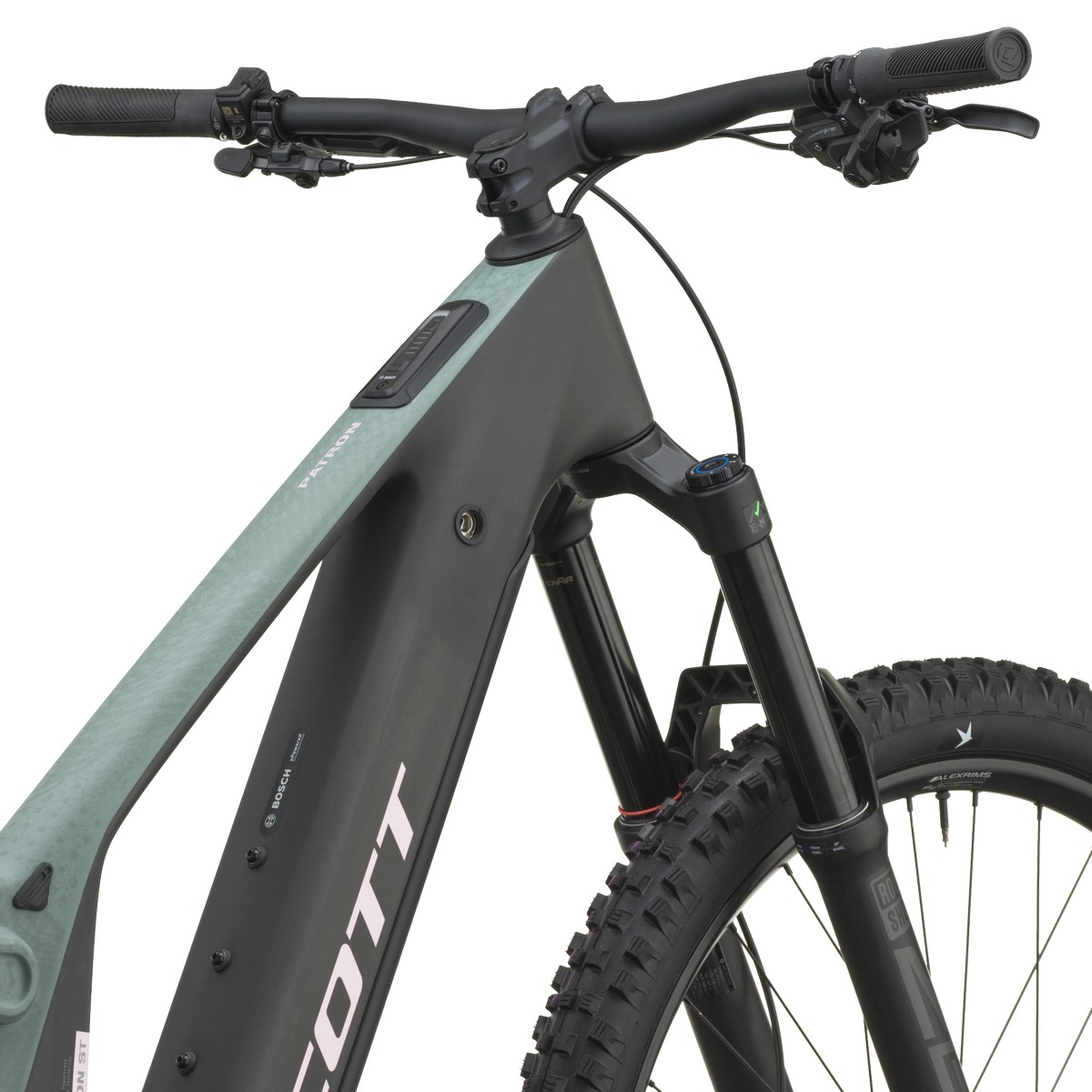 Električno gorsko kolo SCOTT Patron ST 10 green/carbon black 2027 Električno gorsko kolo SCOTT Patron ST 10 green/carbon black 2027
