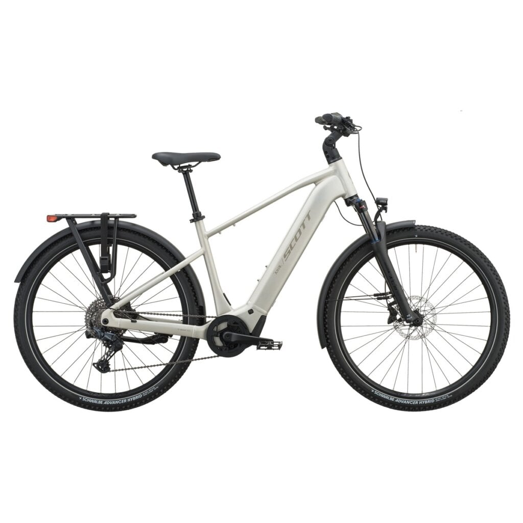 Električno treking kolo SCOTT Axis 10 ivory beige 2027