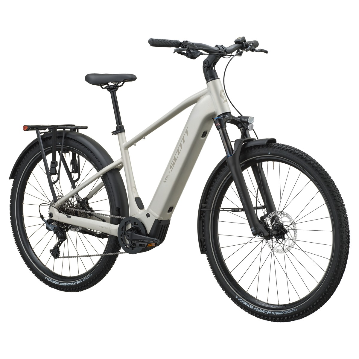 Električno treking kolo SCOTT Axis 10 ivory beige 2027 Električno treking kolo SCOTT Axis 10 ivory beige 2027