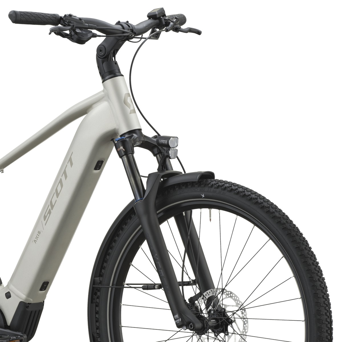 Električno treking kolo SCOTT Axis 10 ivory beige 2027 Električno treking kolo SCOTT Axis 10 ivory beige 2027