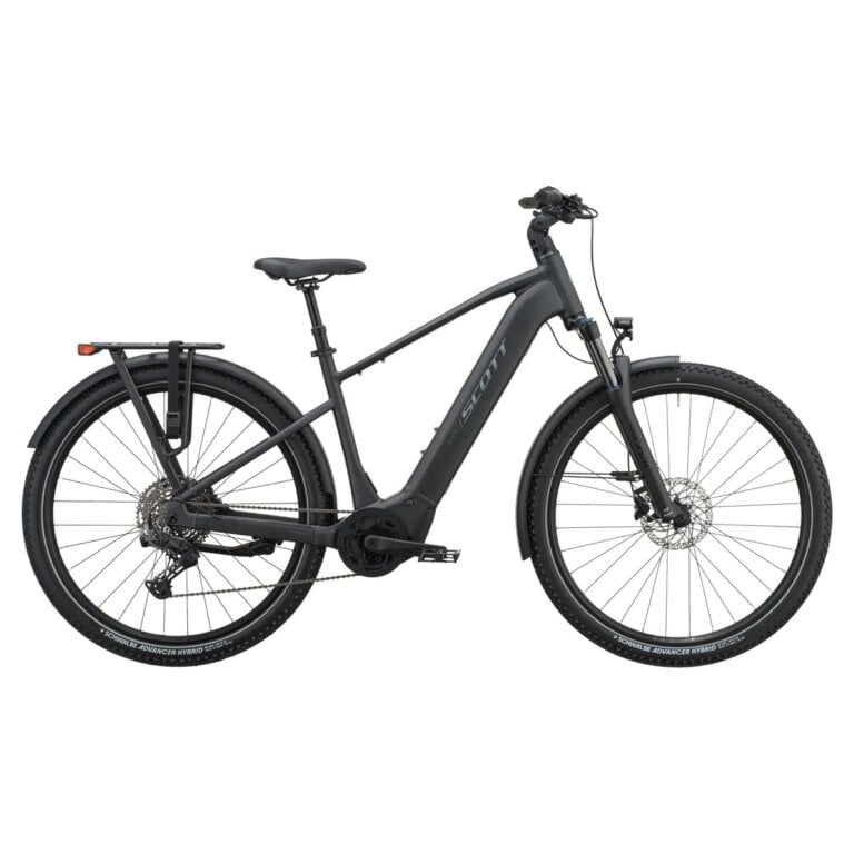 Električno treking kolo SCOTT Axis 20 granite black 2027 Električno treking kolo SCOTT Axis 20 granite black 2027