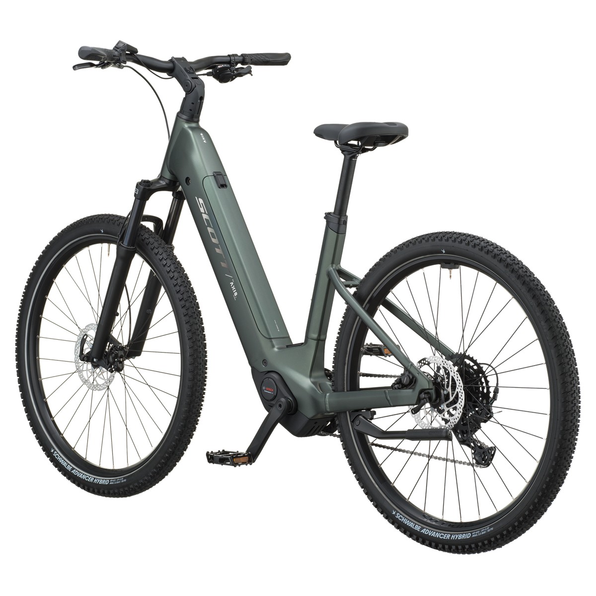Električno treking kolo SCOTT Axis 40 Wave Kelp Green 2027
