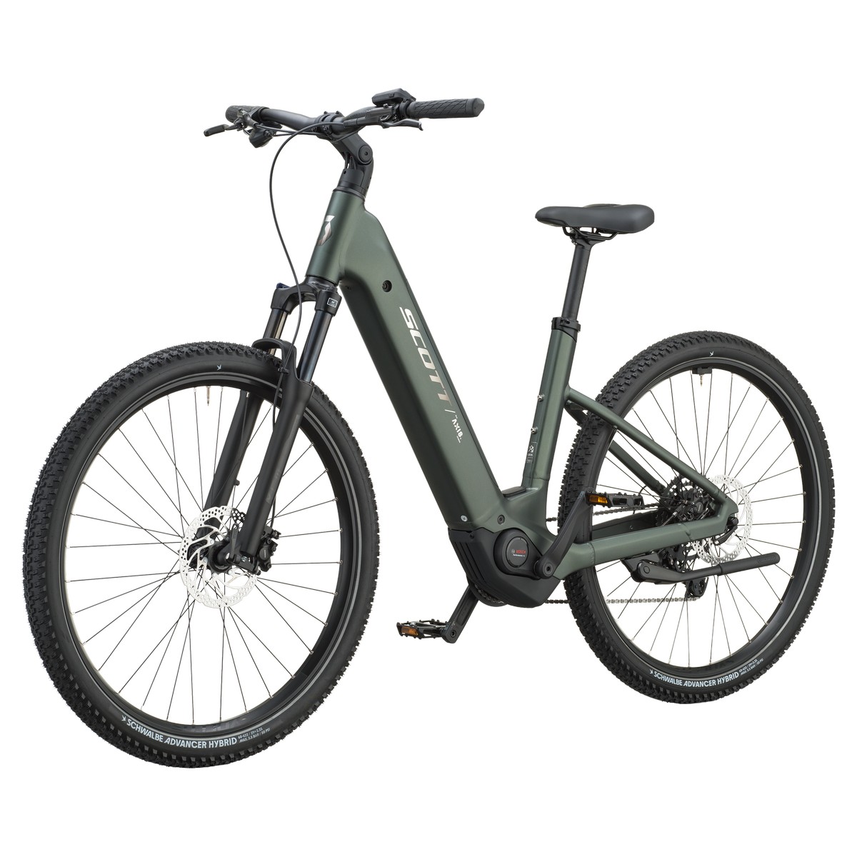 Električno treking kolo SCOTT Axis 40 Wave Kelp Green 2027