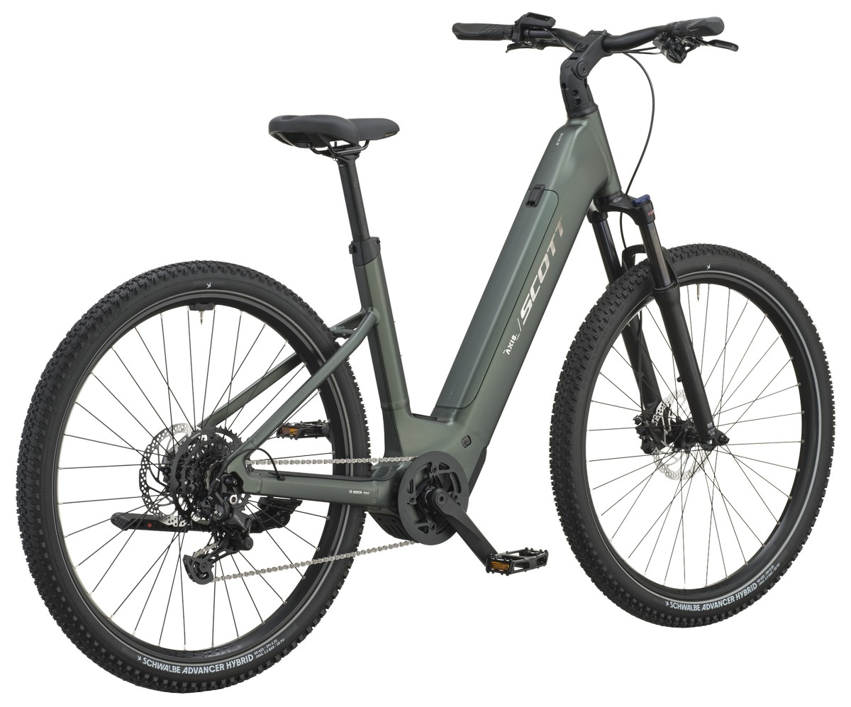Električno treking kolo SCOTT Axis 40 Wave Kelp Green 2027
