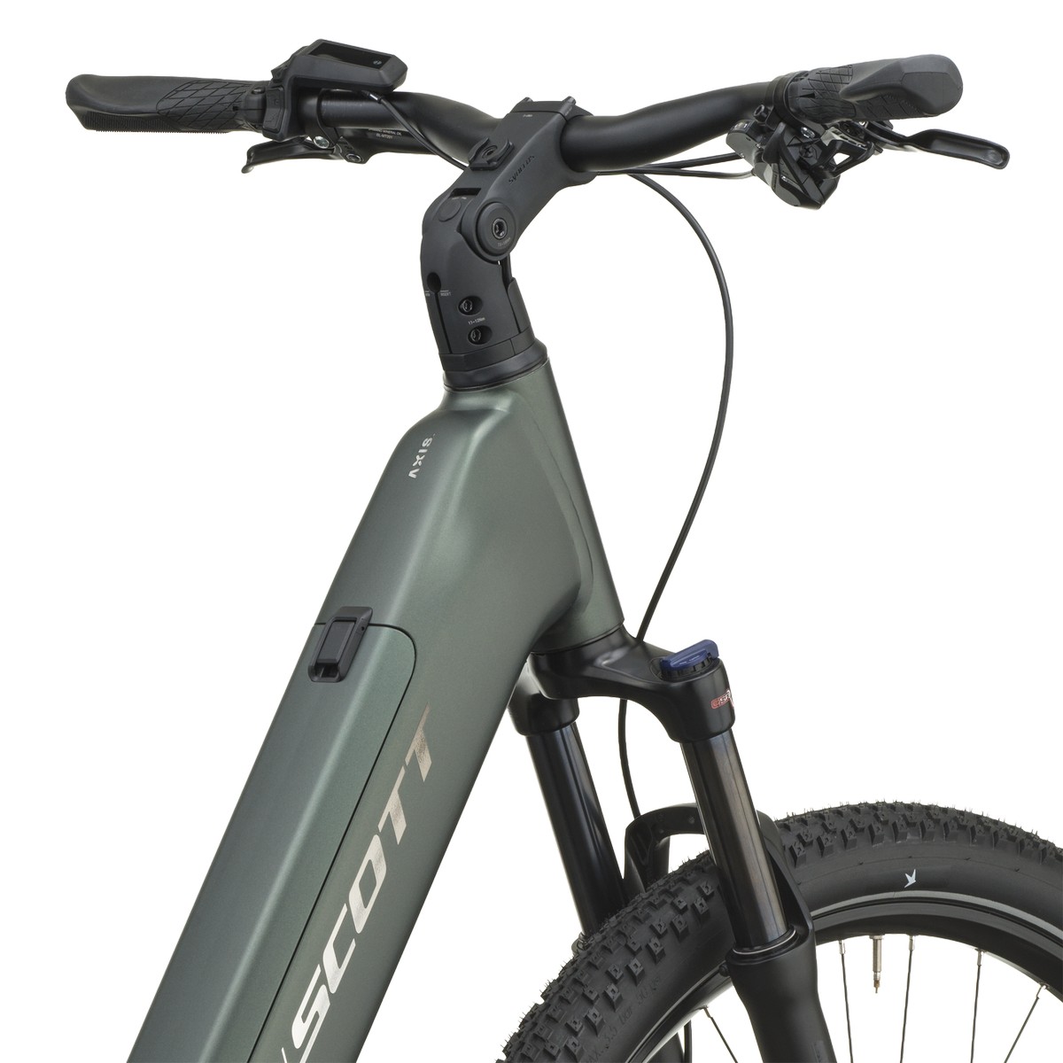Električno treking kolo SCOTT Axis 40 Wave Kelp Green 2027