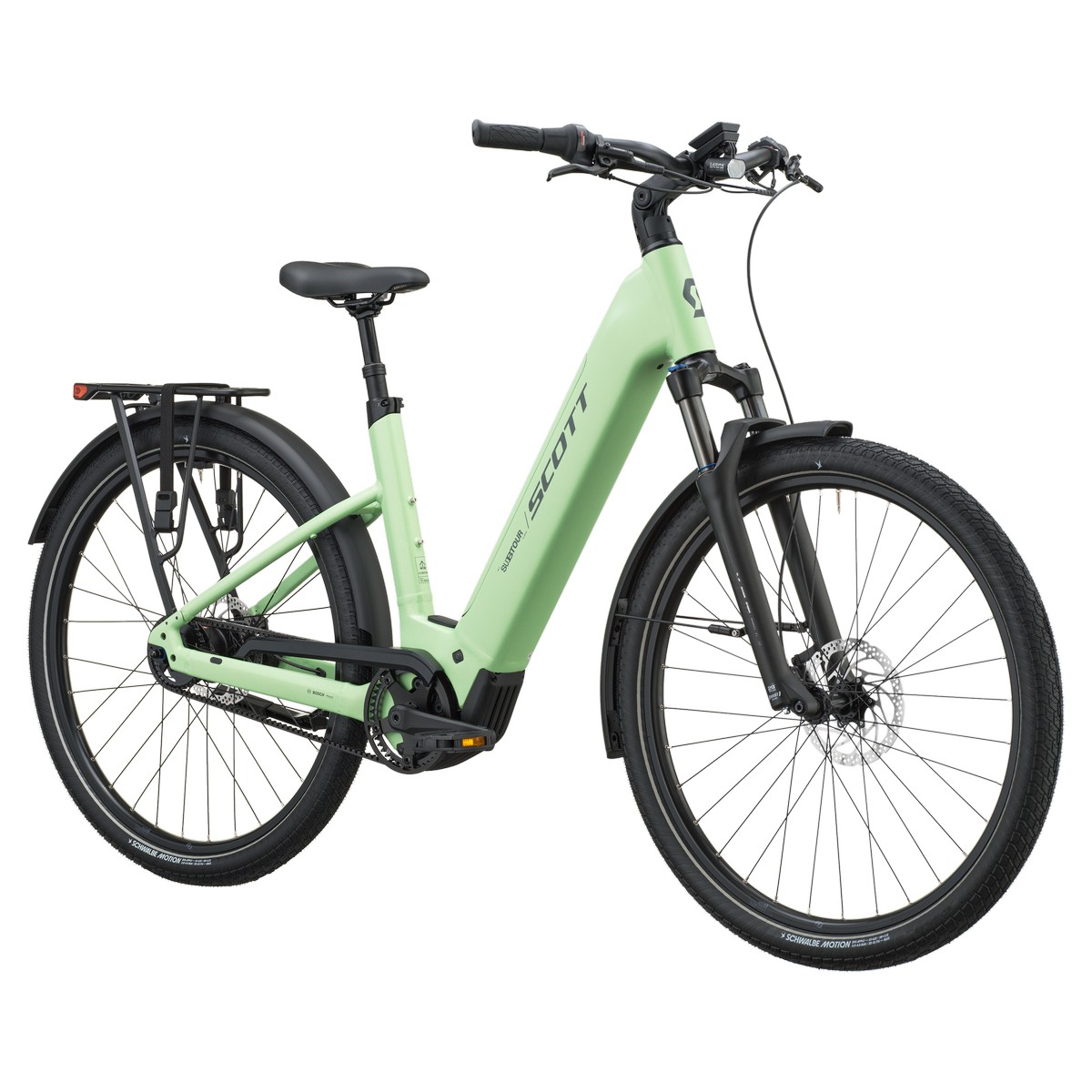 Električno treking kolo SCOTT Sub Tour 10 Wave green 2027