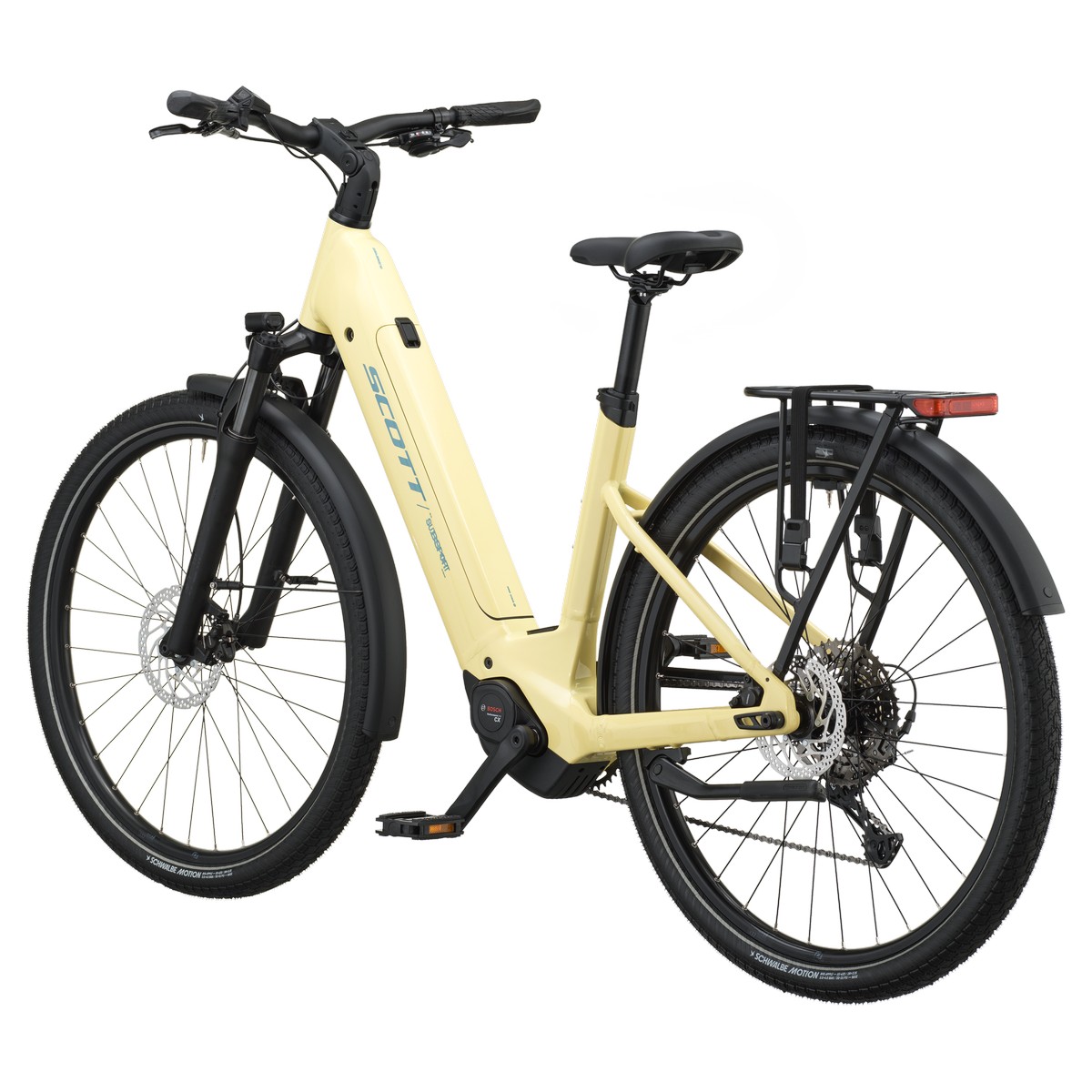 Električno treking kolo SCOTT Sub Sport 10 Wave canary yellow 2027 Električno treking kolo SCOTT Sub Sport 10 Wave canary yellow 2027