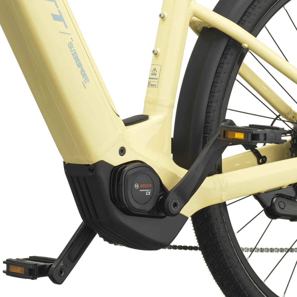 Električno treking kolo SCOTT Sub Sport 10 Wave canary yellow 2027 Električno treking kolo SCOTT Sub Sport 10 Wave canary yellow 2027