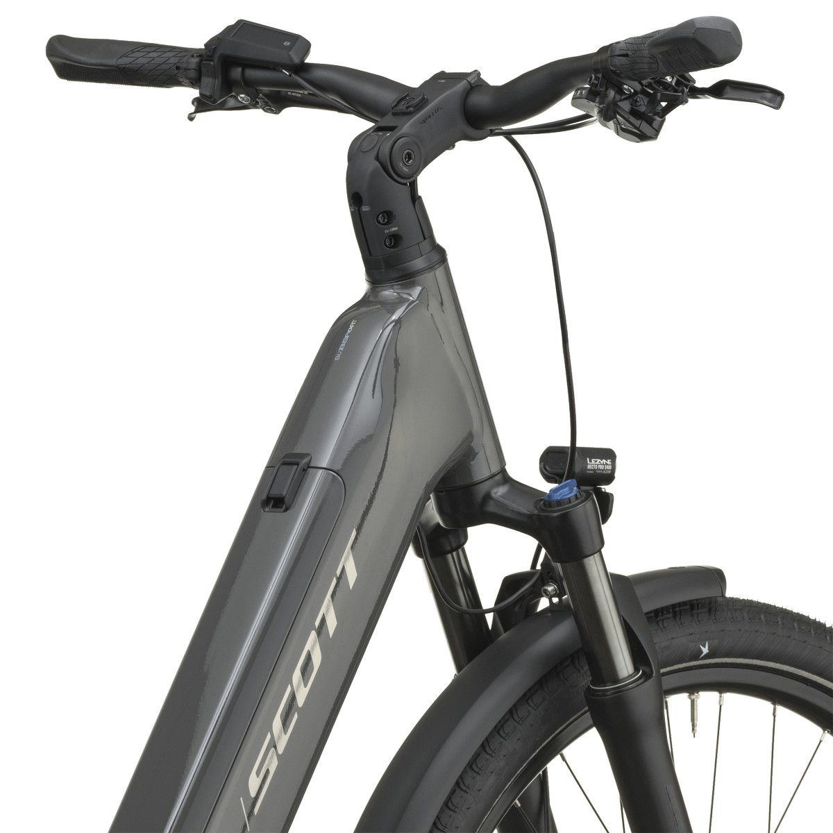 Električno treking kolo SCOTT Sub Sport 10 Wave cinder grey 2027 Električno treking kolo SCOTT Sub Sport 10 Wave cinder grey 2027