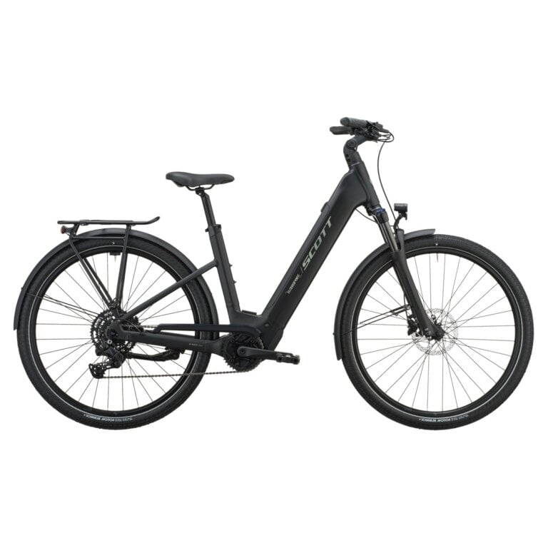 Električno treking kolo SCOTT Sub Sport 40 Wave black 2027 Električno treking kolo SCOTT Sub Sport 40 Wave black 2027
