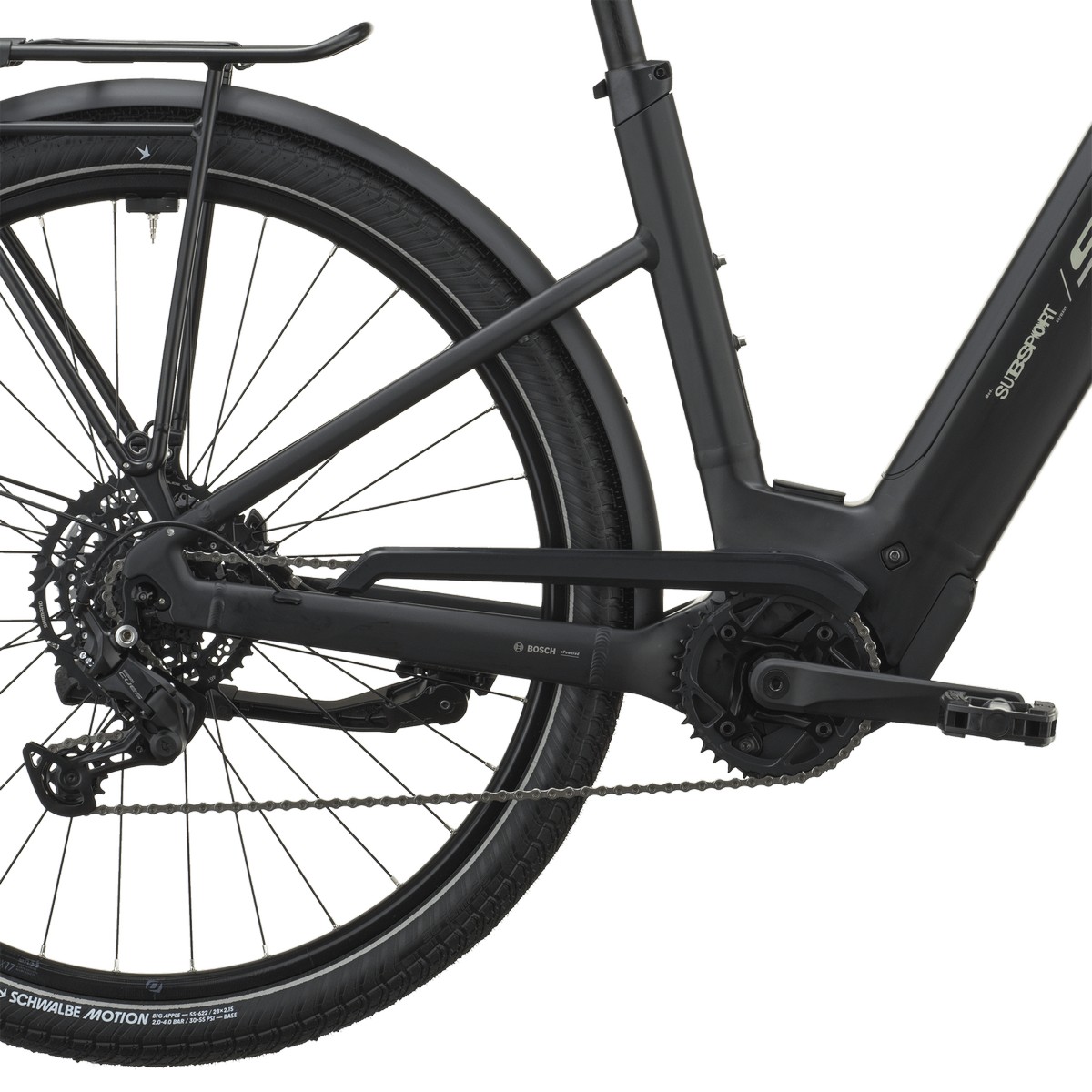 Električno treking kolo SCOTT Sub Sport 40 Wave black 2027 Električno treking kolo SCOTT Sub Sport 40 Wave black 2027