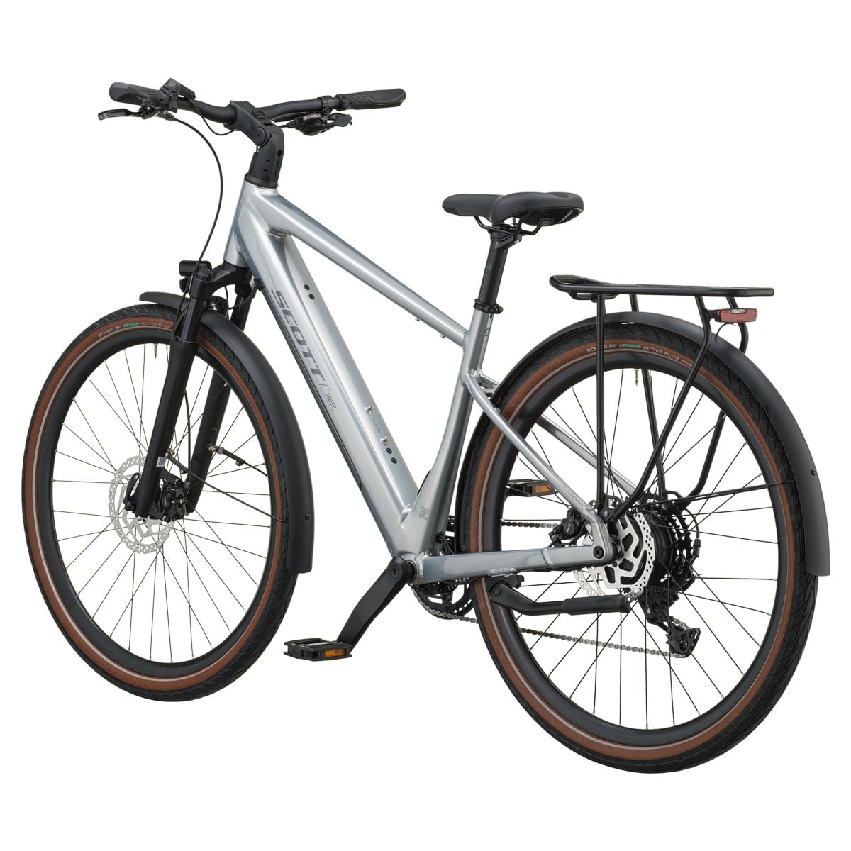 Električno treking kolo SCOTT Sweep 20 chrome silver 2027
