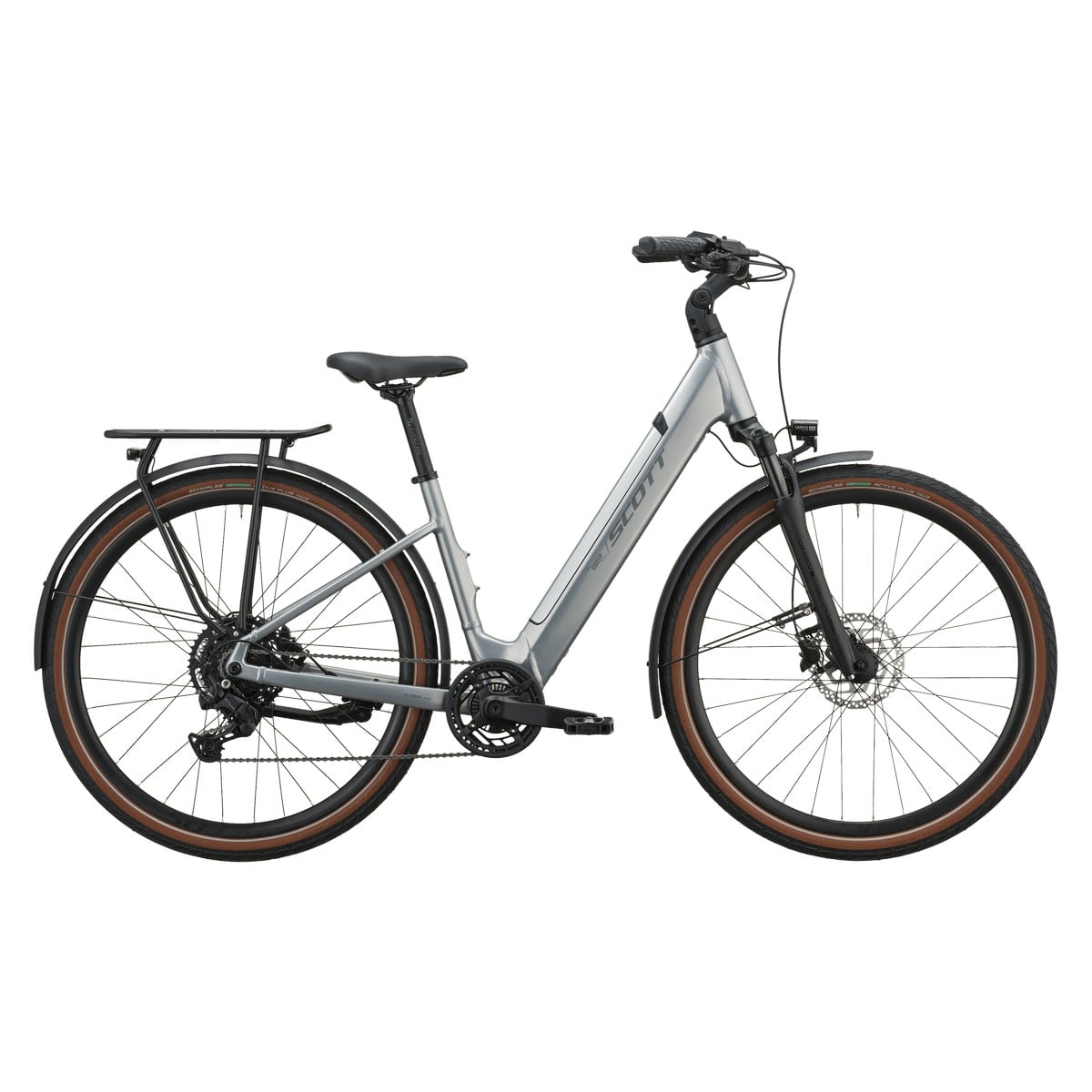 Električno treking kolo SCOTT Sweep 20 Wave chrome silver 2027 Električno treking kolo SCOTT Sweep 20 Wave chrome silver 2027