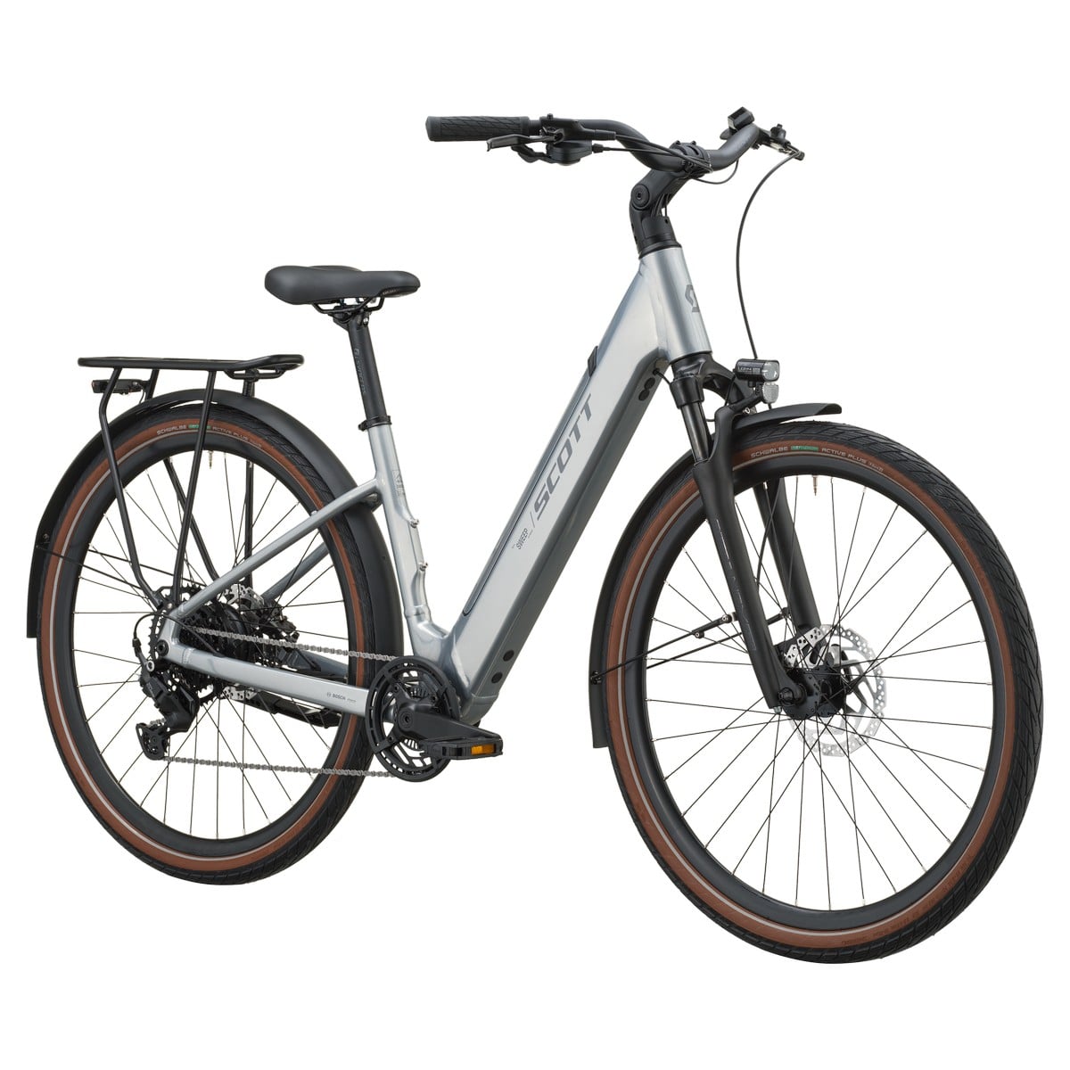 Električno treking kolo SCOTT Sweep 20 Wave chrome silver 2027 Električno treking kolo SCOTT Sweep 20 Wave chrome silver 2027