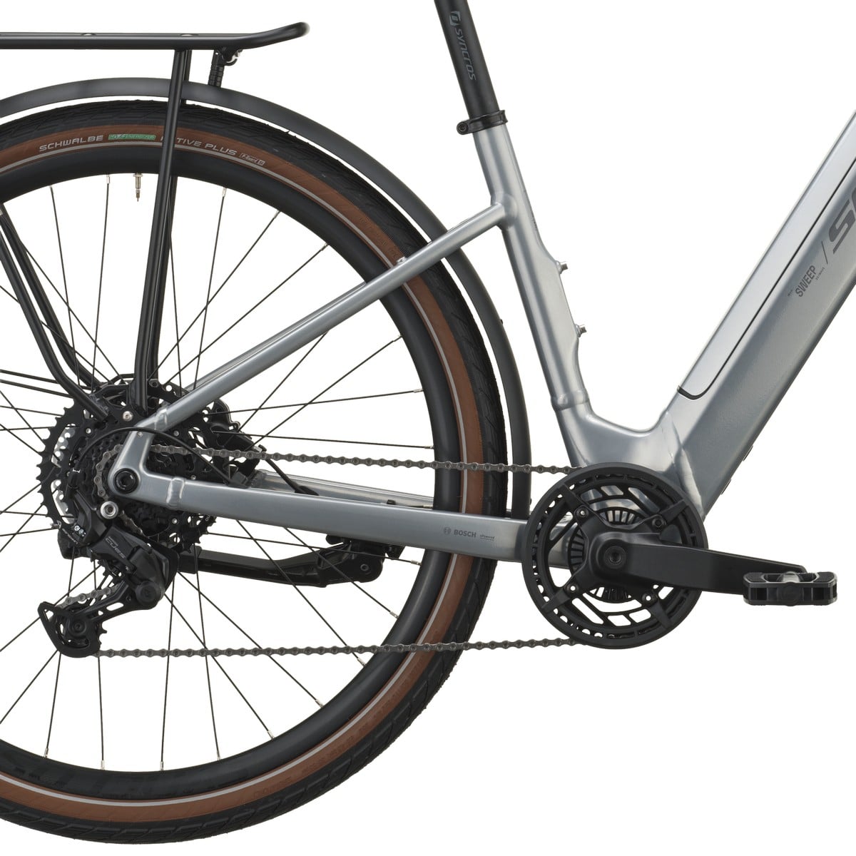 Električno treking kolo SCOTT Sweep 20 Wave chrome silver 2027 Električno treking kolo SCOTT Sweep 20 Wave chrome silver 2027