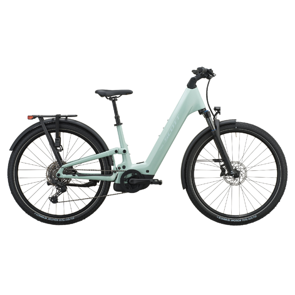 Električno treking kolo SCOTT E-Ville 20 silt green 2027