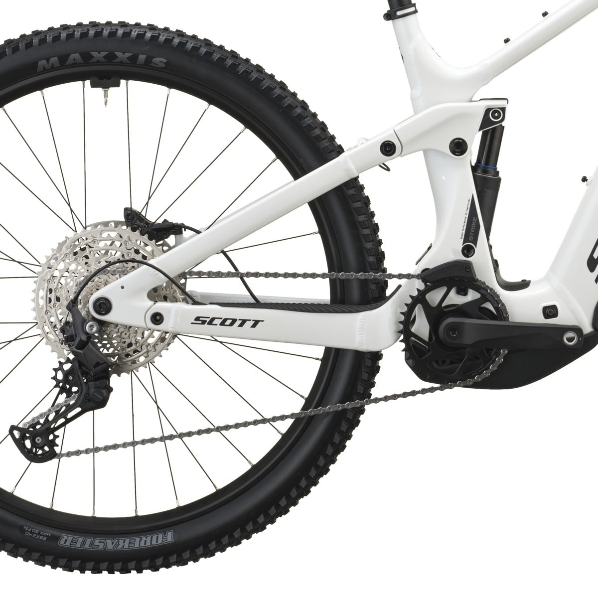 Električno gorsko kolo SCOTT Strike 40 pearl white 2027