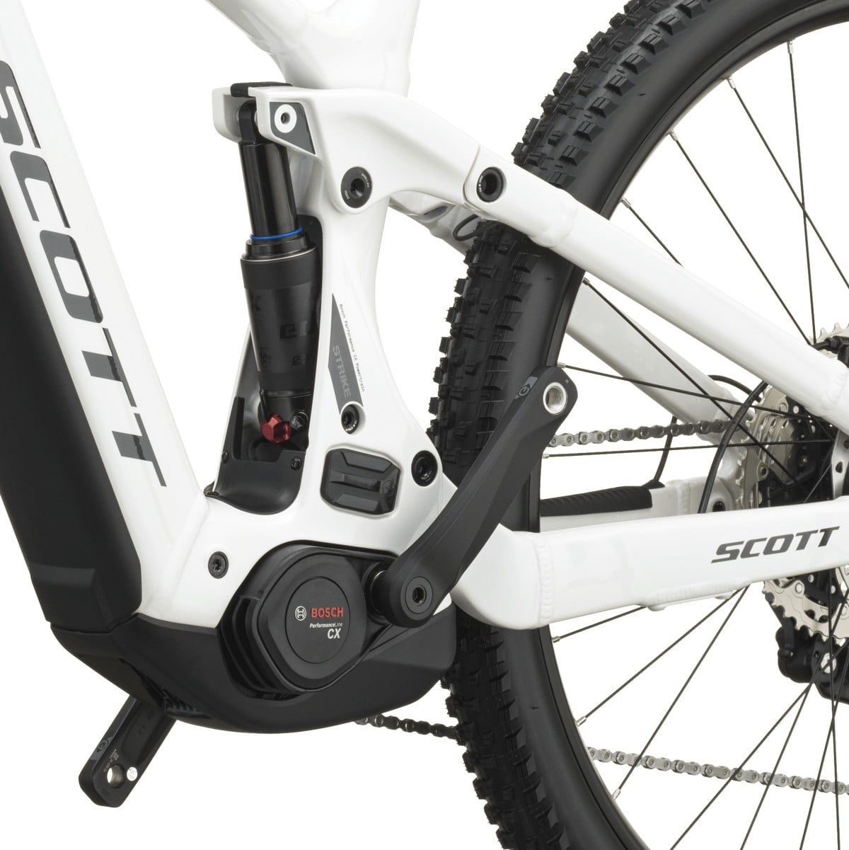 Električno gorsko kolo SCOTT Strike 40 pearl white 2027