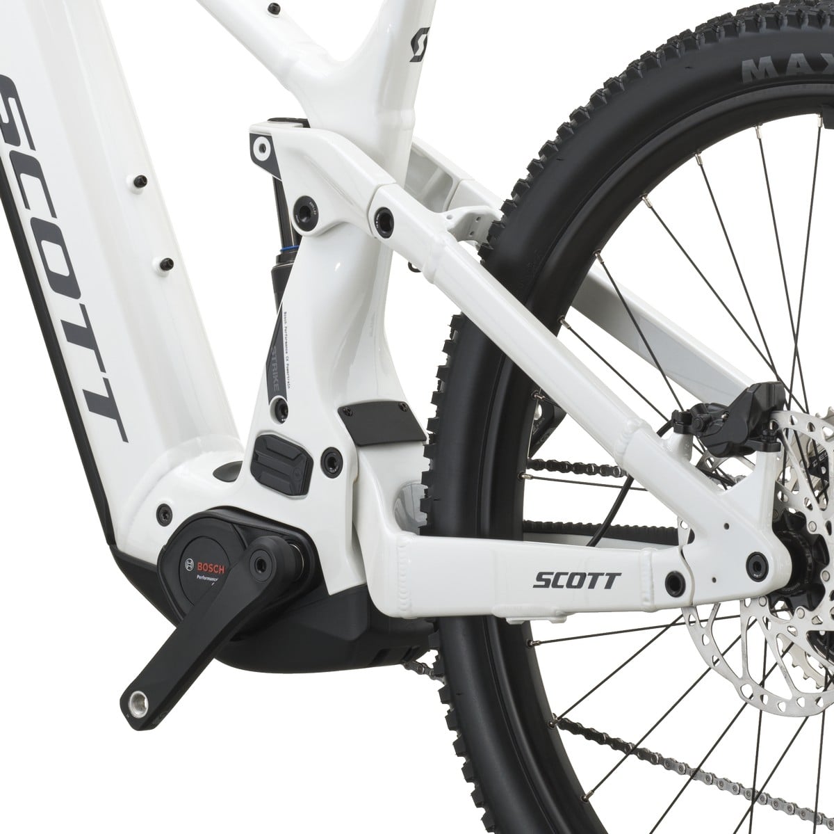 Električno gorsko kolo SCOTT Strike 40 pearl white 2027
